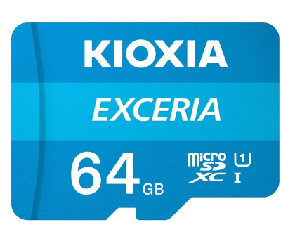 Karta pamięci KIOXIA 64GB microSDXC Exceria 100MB/s C10 UHS-I U1